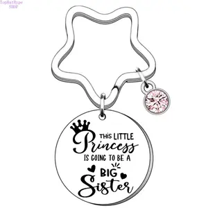 Stainless Steel Butterfly Keychain Big Sister Best Friend Matching Key Ring Cute Dainty Charm Fashion Jewelry Durable Metal Accessory Personalized Friendship Keepsake Gift Trendy 2026 Birthday Graduation Holiday Valentine Christmas Friendship Present for