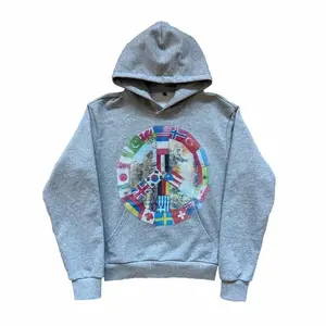 2025 New Y2K Men Multinational Flag Large Pattern Street Style Hoodies Women Autumn and Winter Harajuku Jacket Casual Pullover