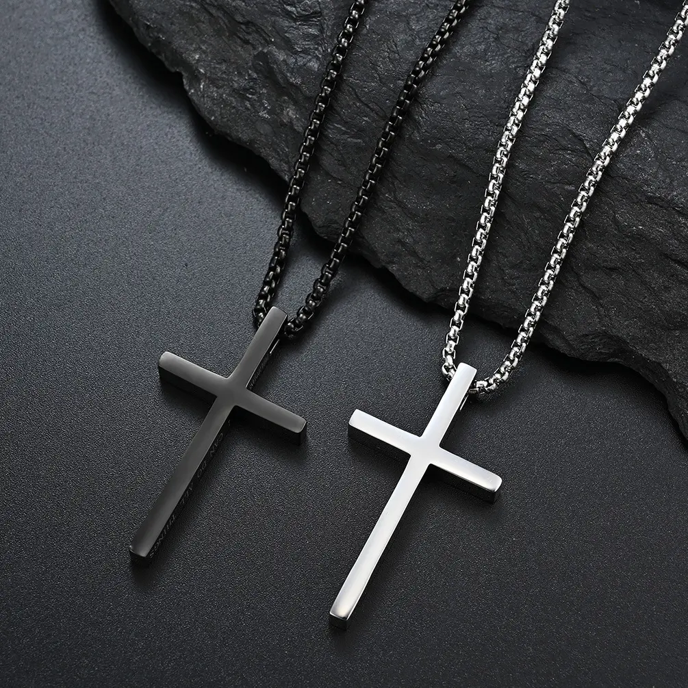 Women Men Fashion Cross Pendant Necklace Jewelry Gift