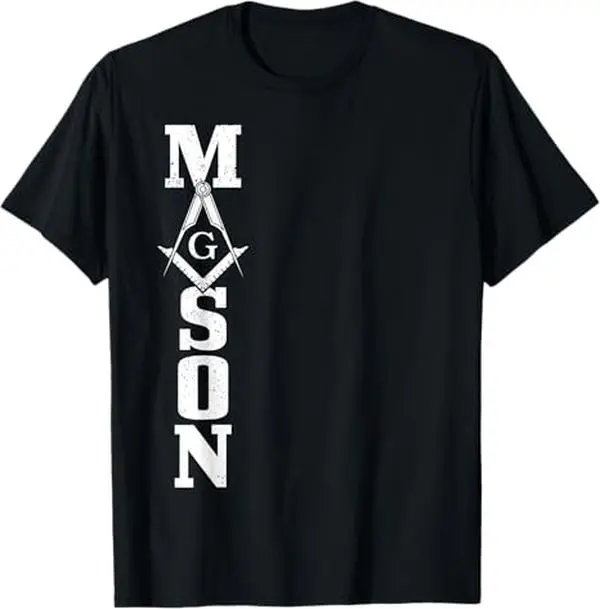 Mason Square & Compass Masonic Symbol Freemason Shriner T-Shirt