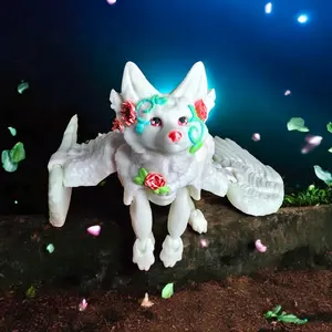 Fairy Wolf Figurine Decor Ornaments