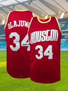 Houston #34 Basketball Jersey | Classic Retro Stitched Sleeveless