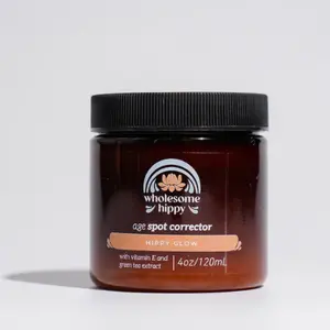 Wholesome Hippy Turn Back Time Age Spot Corrector with Vitamin E 4oz Natural Ingredients Coconut Oil Green Tea Moisturizing Skin Repair