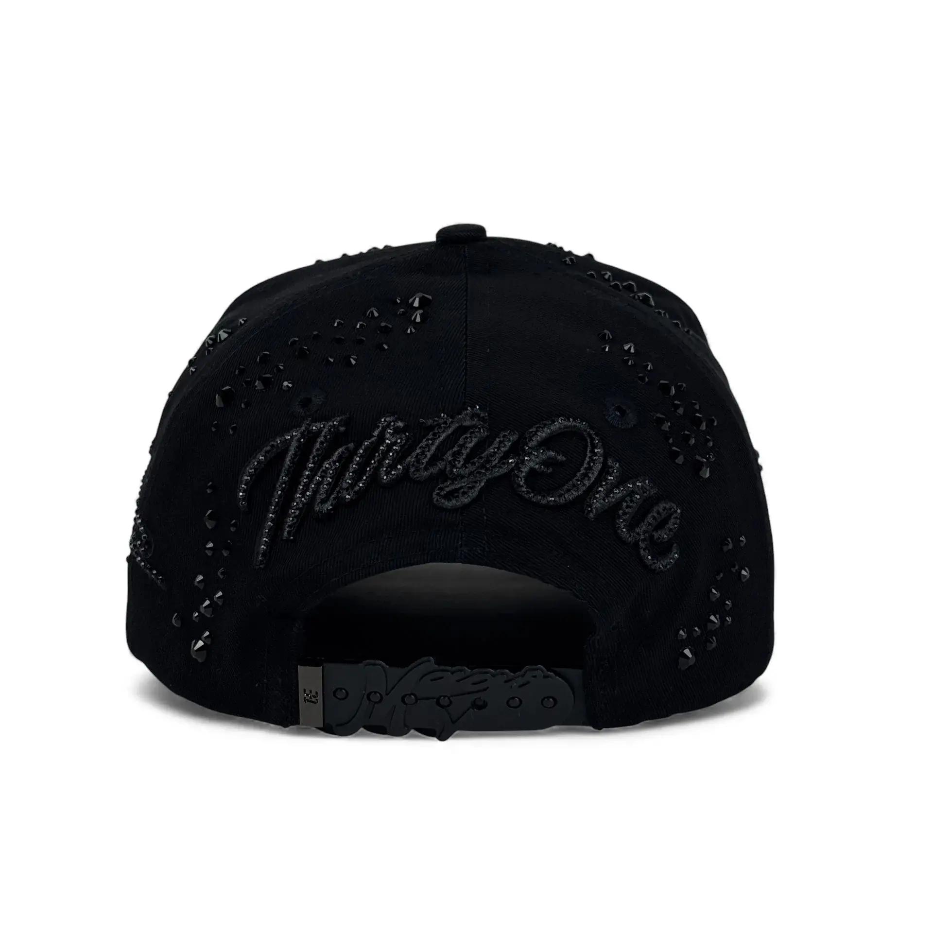 2026 Trendy Party Hats：31 Hats x El Mago Total Black Snapback – Adjustable Streetwear Cap