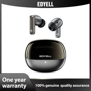 EDYELL A1 Active Noise Cancelling (ANC) Gaming Earbuds, Bluetooth 5.3 with 13mm Bass Drivers | ENC Call, IPX5 Waterproof, Touch Control | Fast Charge Case, 30H Playtime