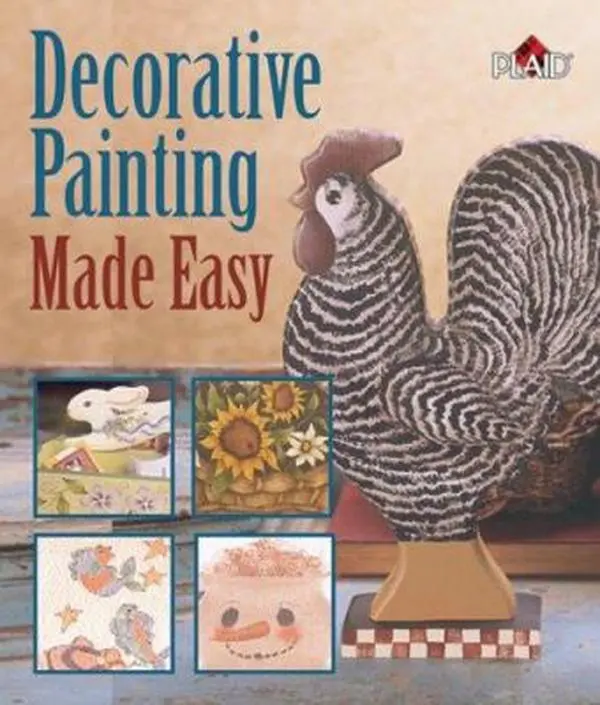 Used Decorative Painting Made Easy Tutorial Book for Beginners by Plaid - Soft Cover, Easy-to-Follow Instructions, Worksheets Included (English), Good, 1.31 Pounds