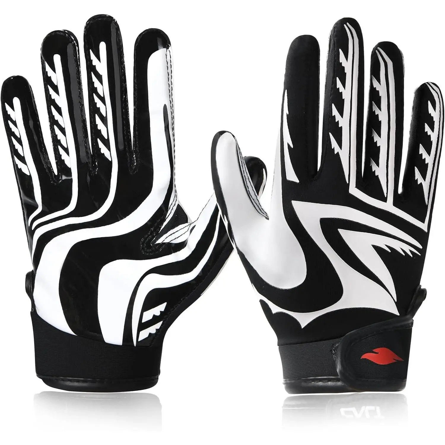 Football Gloves Youth Enhanced Grip Wide Receiver Gloves Football Gloves Youth Enhanced Grip Wide Receiver Gloves