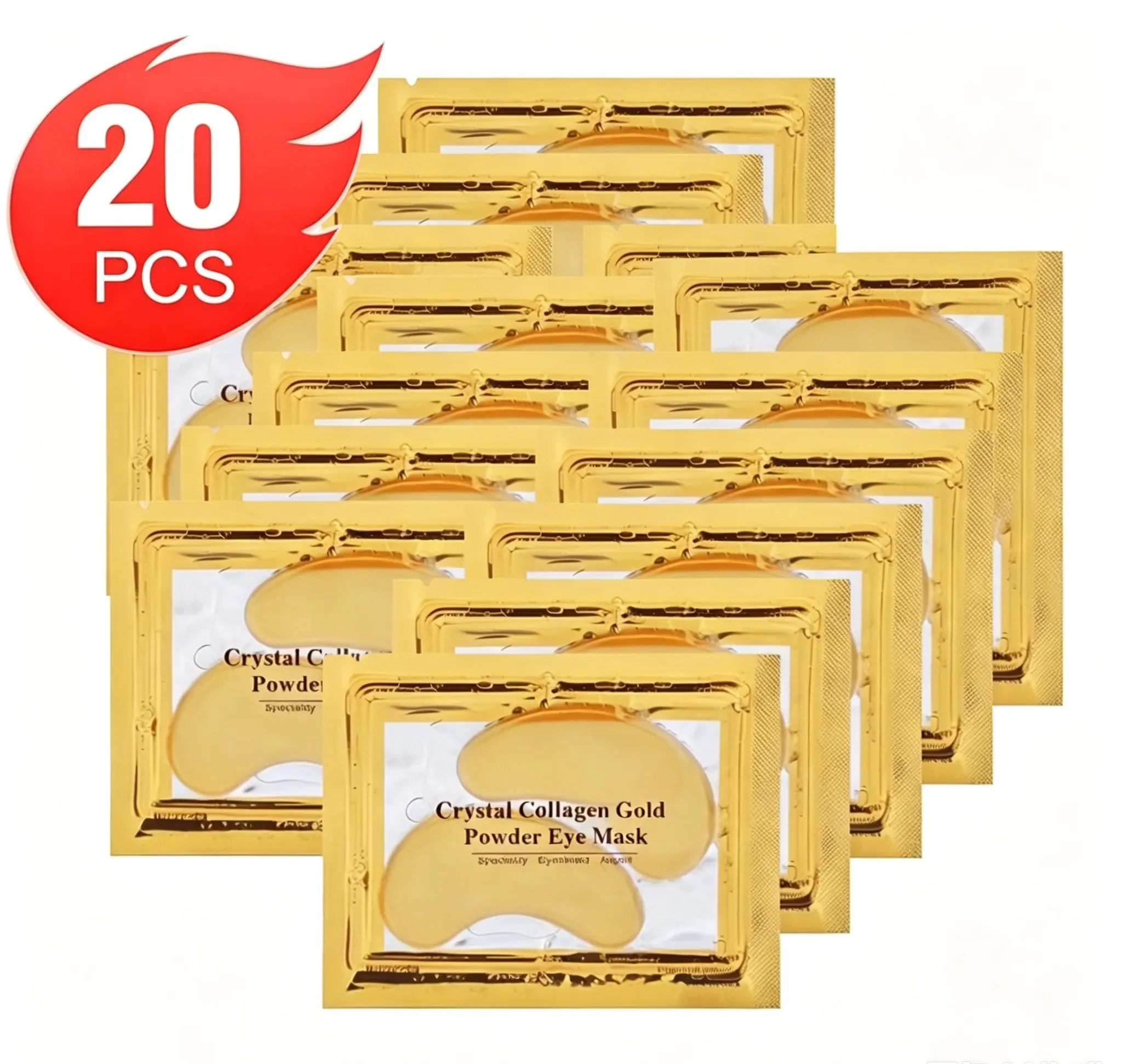 #Summer vibes 24K Pure Gold Eye Treatment Mask  MoisturizingReduces Dark Circles Gently Hydrates Nourishes Skin AroundEyes
