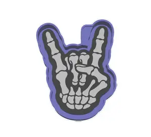 Rock On Skeleton Hand Freshie Mold