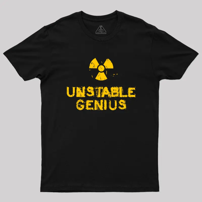 Vintage Distressed Unstable Genius Geek T-Shirt,back to school,back to school shopping