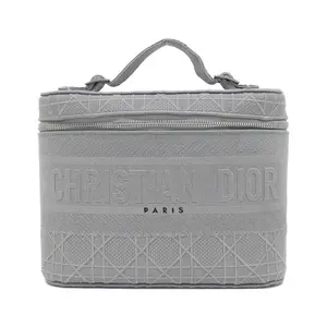 Pre-owned Dior Canvas Tote Bags Christian Travel Vanity Case Bag
