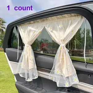 Car Side Window Suction Cup Curtain, Summer Sunshade, Heat Insulation, Light Blocking Curtain, Sunshade Curtain, Car Privacy Curtain, 1 count