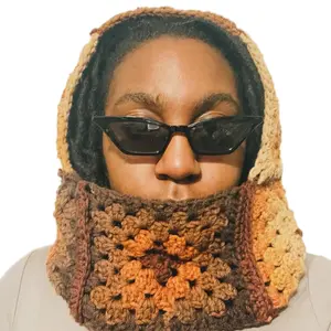 Latte Crochet Balaclava