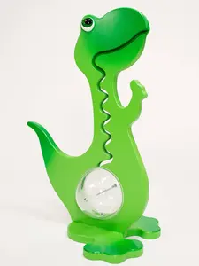 23" Green Dinosaur Piggy Bank