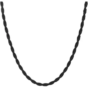 4mm Twist Rope Chain Necklace, 22" Inches-28" Inches