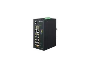 PLANET IGS-4215-8P2T2S Managed 8-Port 10/100/1000T 802.3at PoE + 2-Port 10/100/1000T + 2-Port 100/1000X SFP Managed Switch