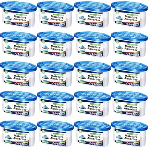 Absorbers 20 Pack, Attract and  Excess  from Your Bathroom, Kitchen,Closet, Eliminate Musty Odors,Odor Eliminator with  Free, 6.4oz, 300ml.