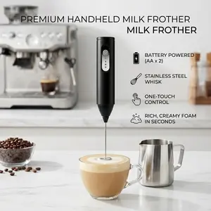 Bestselling Coffee Stirrer, Multi-Functional Milk Frother, High-Aesthetic Handheld Drink Mixer, Perfect for Coffee and Matcha, Be Your Own Barista!