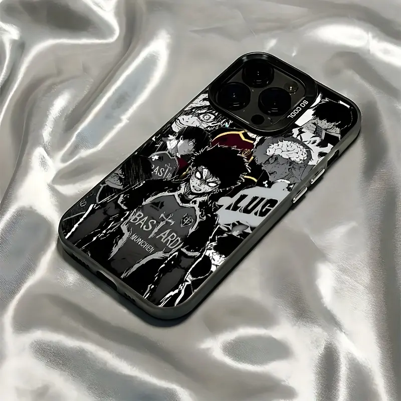 Blue Lock Anime Soft TPU Plastic Smartphone Case - Shockproof, Anti-Drop Matte Back, Flexible Shell Multi-Model Accessories for iPhone 17,16e,16,15,14,13,12,11,Mini,Pro,Max,Air,X,XR,XS MAX,8,7 Plus (for Anime Fans)
