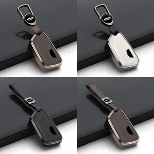 Cadillac B-Series Key Fob Cover, Key Fob Shell, Car Key Protector, Car Key Accessory, Fits 2018-2020 Xt5/xt6/ats/kaydoodle/ct6 Models, 5-Key Smart Keyless Metal Case