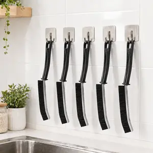 5 Pcs Crevice Cleaning brush ，Hard Bristle Gap Brush，for Bathroom Household Kitchen Tiles Window Crevice Cleaning，Spring Cleaning Tool Multifunctional hard Multi-PurposeUltra-Stiff toilet