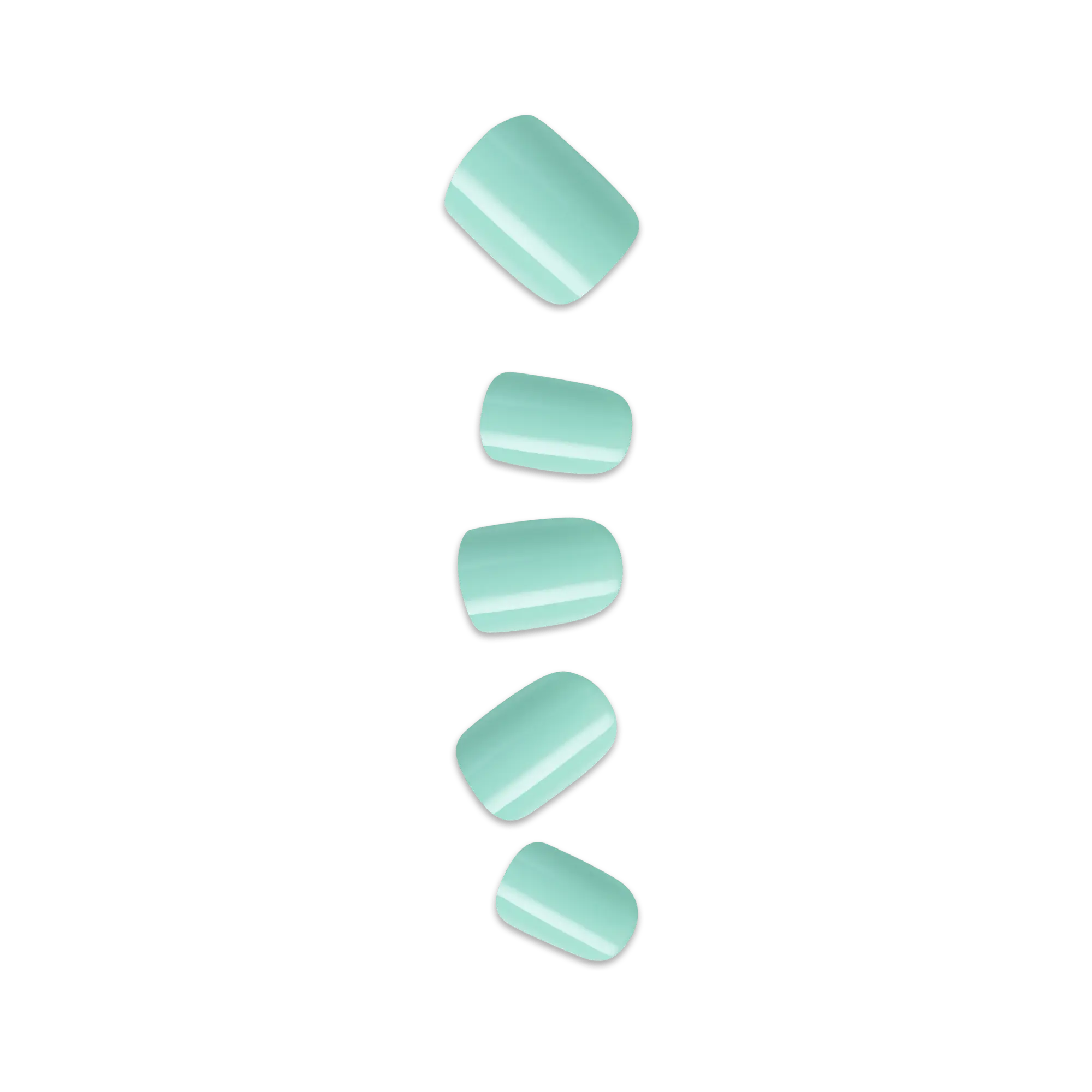 Impress Color No Glue Fake Press On Nails - Get Closer | Solid, Green, Short, Squoval, Manicure