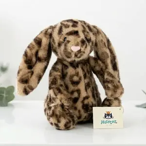 Jellycat Cobblehop Leopard Bunny Plush, Soft Stuffed Toy Doll, Lovely Gift for Her, Gift Ready with Dust Bag, NWT