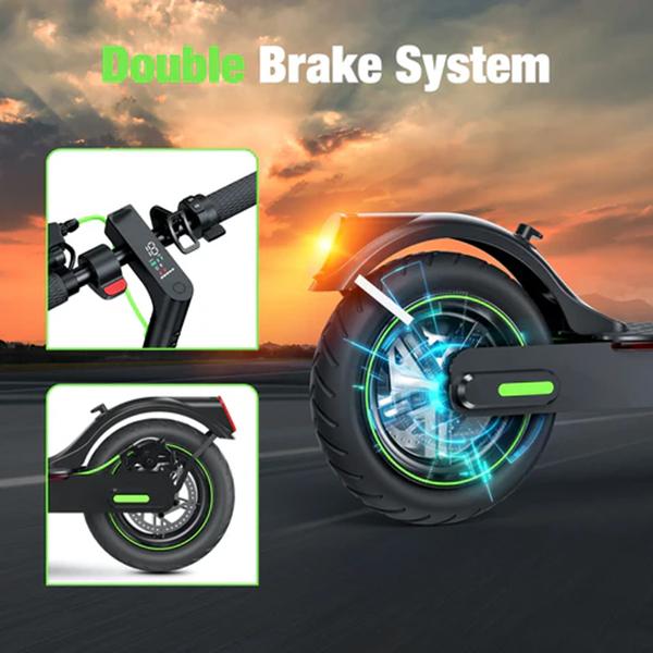 High-End School Electric Scooters, 18MPH/19MPH/28 MPH Max Speed,350W/1000W Motor, 21-37 Miles Long Range, Foldable Commuter Electric Scooter with Dual Suspensions, Dual Braking& App Control