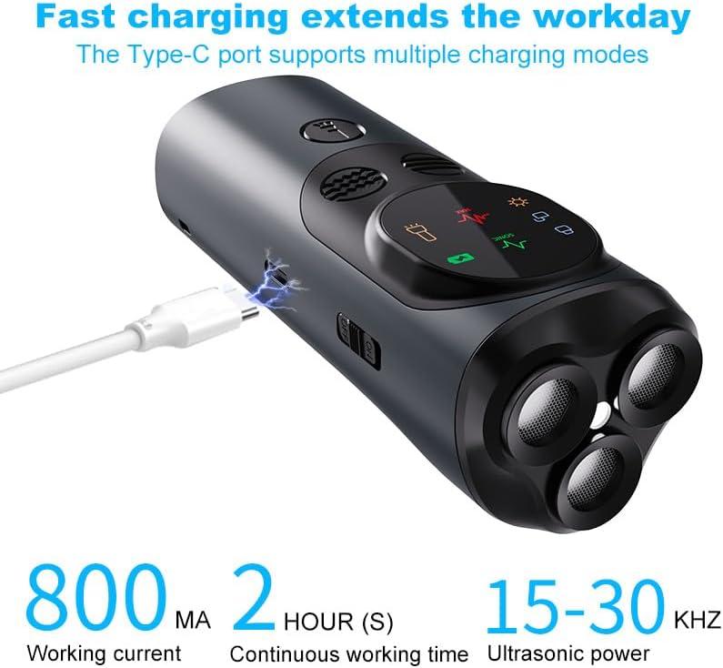 Dog Bark Deterrent Device, Ultrasonic Dog Training Tool, 3X Head anti Barking Device for Dogs Barking Silencer, Modes & LED Light Portable Bark Stopper Indoor & Outdoor, Ltd Dongguan 123 Pet Products Co., Ltd