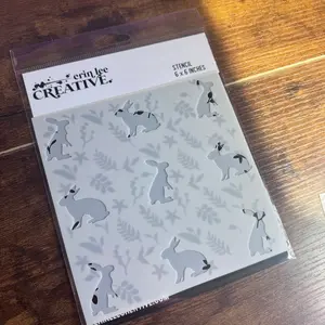 Layered Spring Stencil