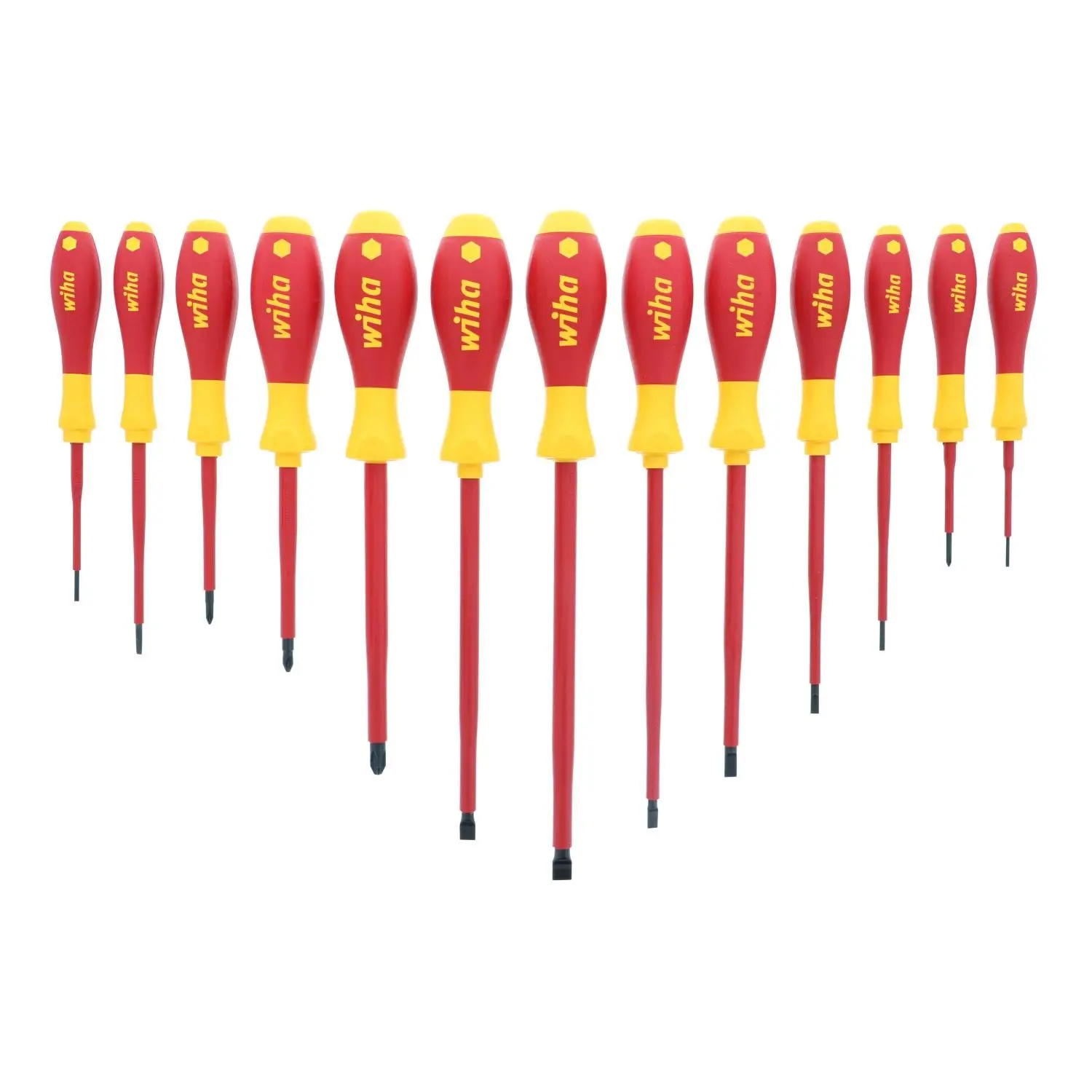 Wiha Tools 32094 Insulated Slotted/Phillips Screwdrivers, 13 Pc. Set