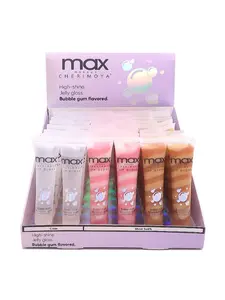 Max Makeup Bubble Gum Jelly Lip Gloss Hydrating Transparent