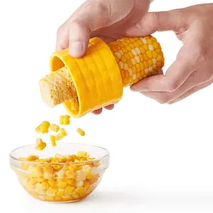 Cob Corn Stripper Stainless Steel Corn Peeler Tool, Easy Kernel Remover for Fresh Corn, Kitchen Gadgets & Accessories
