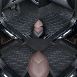 4PCS Complete Car Floor Mat System – Heavy Duty Universal Fit for All Vehicles with Maximum Protection Against Mud, Water & Snow