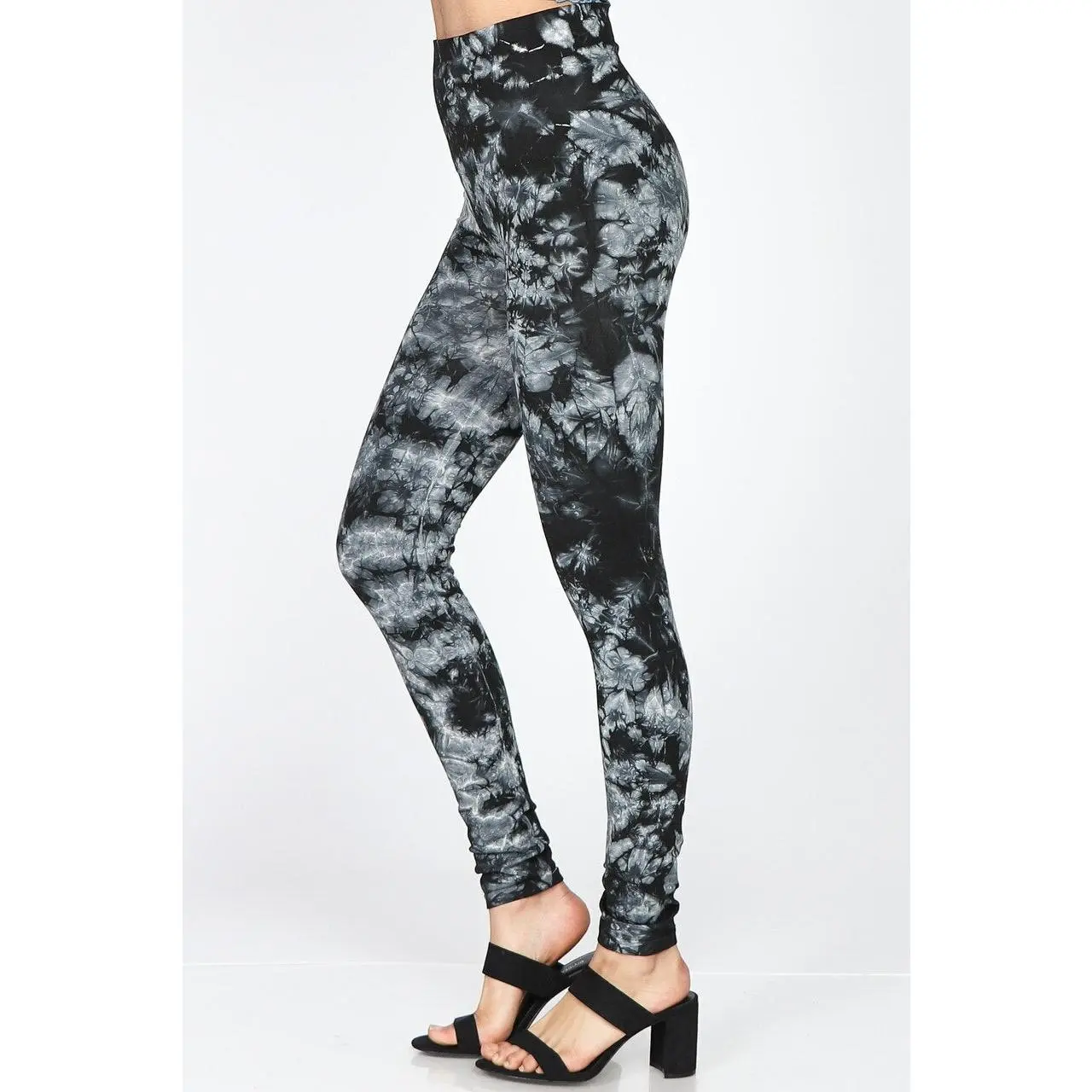 B2361USCB Tye Dye High Waisted Legging