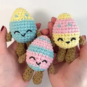 DIY Crochet Kit Happy Hoppy Easter Eggs PAK286