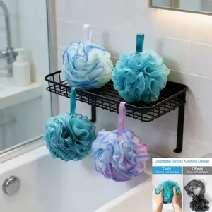 Gradient Bath Ball, Ultra-Soft Non-Irritating Bubble Bath Toy, Durable Large Bath Sponge, Gradual Foam Flower