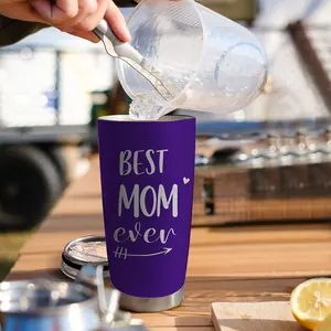 Best Mom Ever Tumbler - 20oz Insulated Stainless Steel Mug, Perfect Mother’s Day Gift Bottles