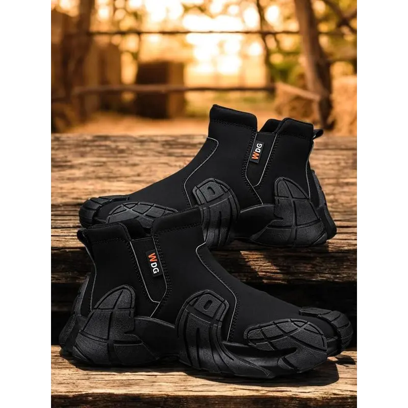 Men's High-Top Runner Shoes - Thermal-Lined, Waterproof, Zipper-Closure Athletic Footwear for Running, Casual Outdoor Activities, Runner Shoe