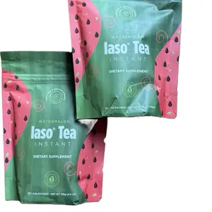Watermelon Flavor Instant Tea Drink Mix – 2 Bags – Individual Sachets – Caffeine Free
