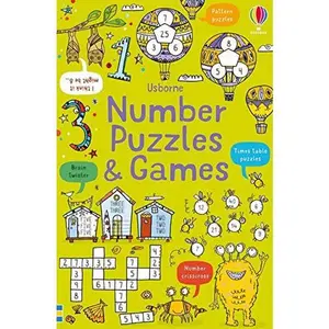 USED-Number Puzzles & Games by Phil Clarke (Paperback)
