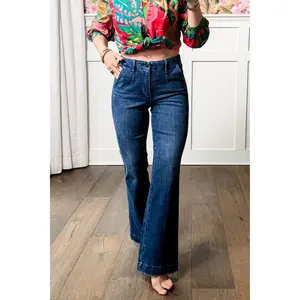 Judy Blue The Sutton Mid Rise Dark Wash Tummy Control Bootcut Trouser Jeans