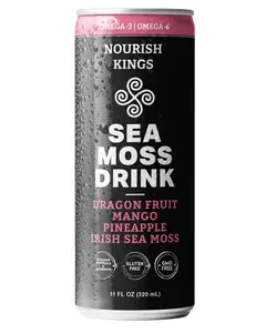 Nourish Kings -- Dragon Fruit Mango Pineapple Irish Sea Moss Drink