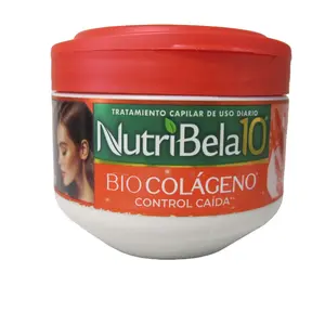 NutriBela 10 Bio Collagen Hair Mask for Hydration Frizz & Loss Control Daily Use Treatment Hydrate Repair Moisturizing Aloe Coconut Haircare