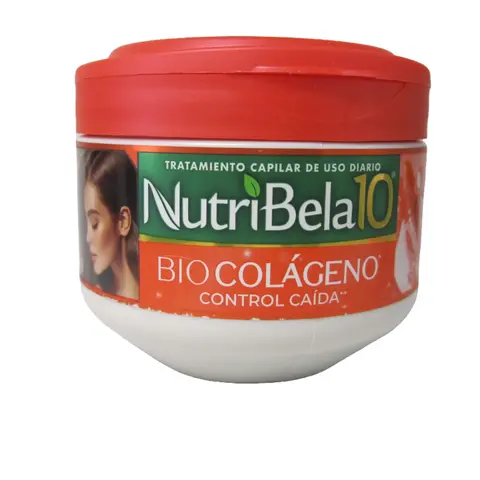 NutriBela 10 Bio Collagen Hair Mask for Hydration Frizz & Loss Control Daily Use Treatment Hydrate Repair Moisturizing Aloe Coconut Haircare