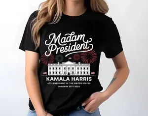 Kamala Harris Shirt,  Madam President Shirt, Inauguration Day 2025, 47th President Kamala Harris