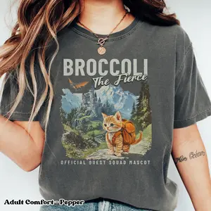Broccoli The Fierce Shirt Sworn Protector Of The Quest Squad Tee Fourth Wing Inspired Fantasy Bookish Dragon Rider Gift Ridoc Merch