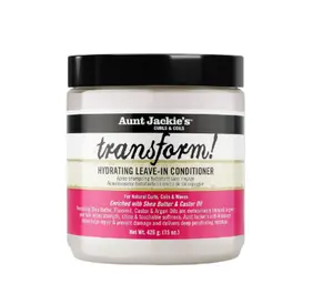 Curls and Coils Transform Hydrating Leave-In Creme Conditioner for All Hair Types and Textures, 15 oz