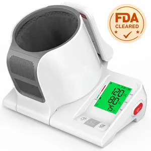 [Mother's Day Gift] HURRA Blood Pressure Monitor Upper Arm, One-Touch Automatic BP Machine, Large LED Display, High Accuracy, Memory Storage, Adjustable Large Cuff, Easy Home Use for Family Health Healthcare Kit Kit outdoorfun