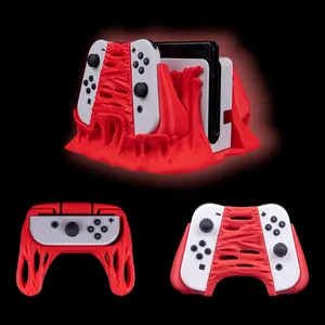 Sticky Dock & Controller Grip - Space-Friendly Design for Organizing Gaming Dock and Controller Grip for Easy Use Tablet